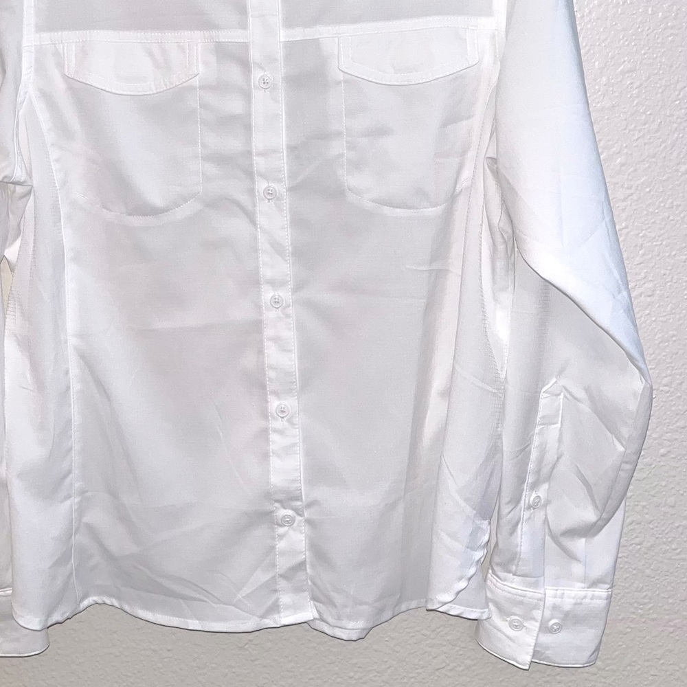 Columbia Silver Ridge Lite Long-Sleeve white Shirt Women’s size XL - Picture 11 of 12